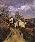 Paul Cezanne Dr Gauchet's House at Auvers oil painting